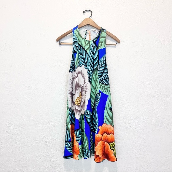 MARA HOFFMAN Dress Small Floral Keyhole S - Picture 5 of 10